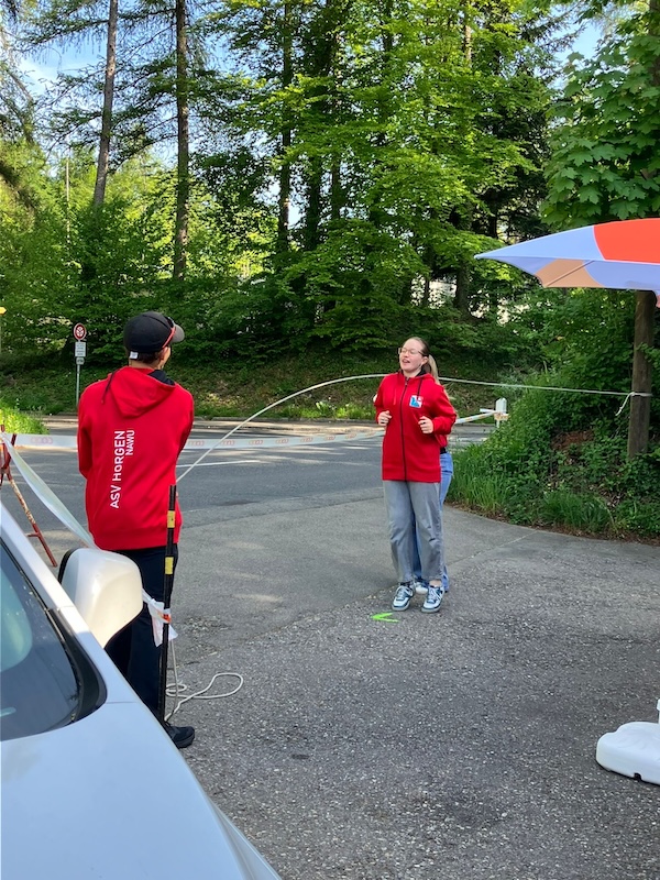 voller Einsatzt beim Springseilen